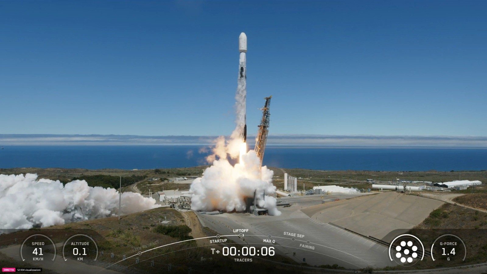 Tyvak International ha lanciato dalla California il nanosatellite, sviluppato all’interno del programma ARTES dell’ESA