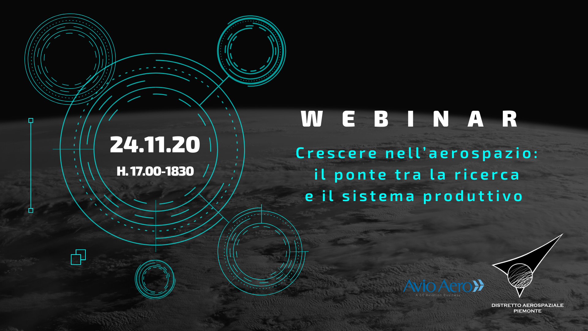 3 dicembre ore 17.30 Webinar “La ricerca aeronautica in Horizon Europe: istruzioni per l’ uso”