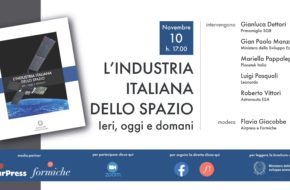 10 novembre, ore 17.00 Presentazione online “L’industria italiana dello spazio. Ieri, oggi, domani”