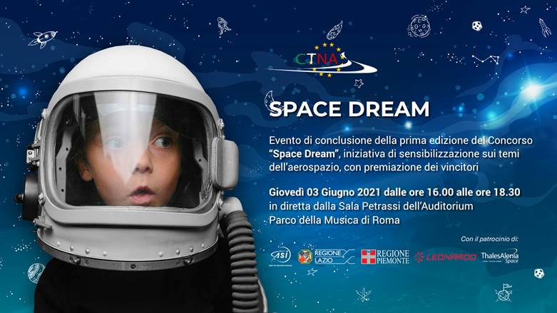 3 giugno 2021 ore 16.00: Webinar Space Dream