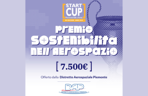 Il Premio Sostenibilità nell’aerospazio per il miglior Business Plan sul tema della sostenibilità nell’aeronautica o nello spazio