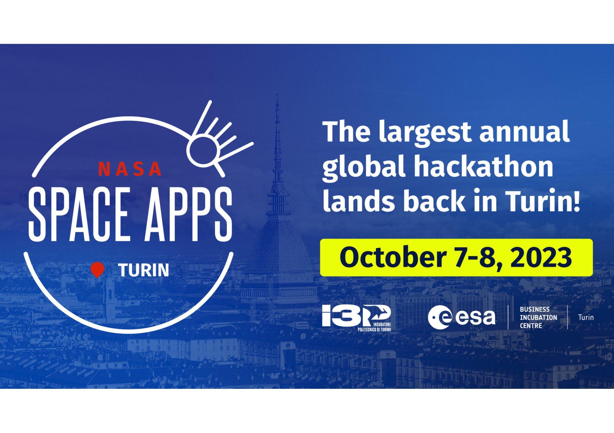 Torna a Torino il più grande hackathon al mondo: NASA Space Apps Challenge 2023